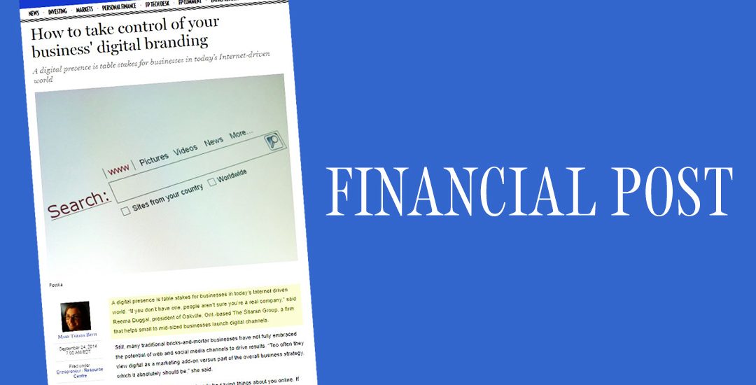 Featured In The Financial Post